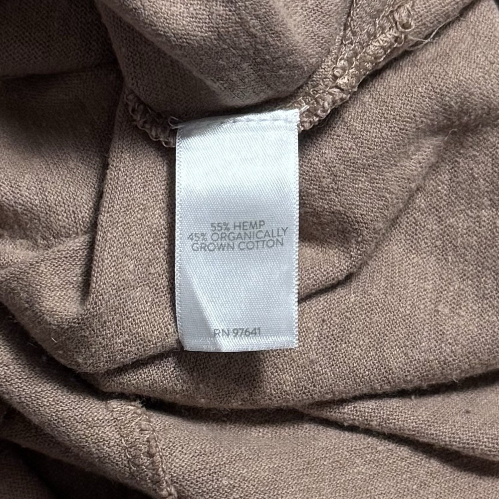 J. Jill Pure Jill Hemp Organic Cotton Longline Duster Tan Cardigan Capsule XL - Picture 9 of 11